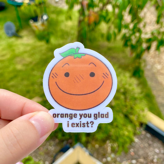 Orange Sticker