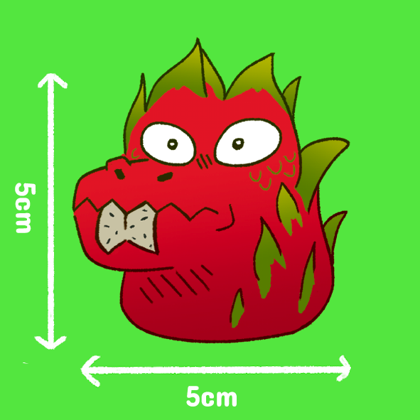 Dragonfruit Sticker
