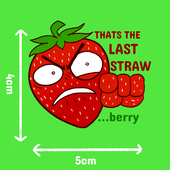 Strawberry Sticker