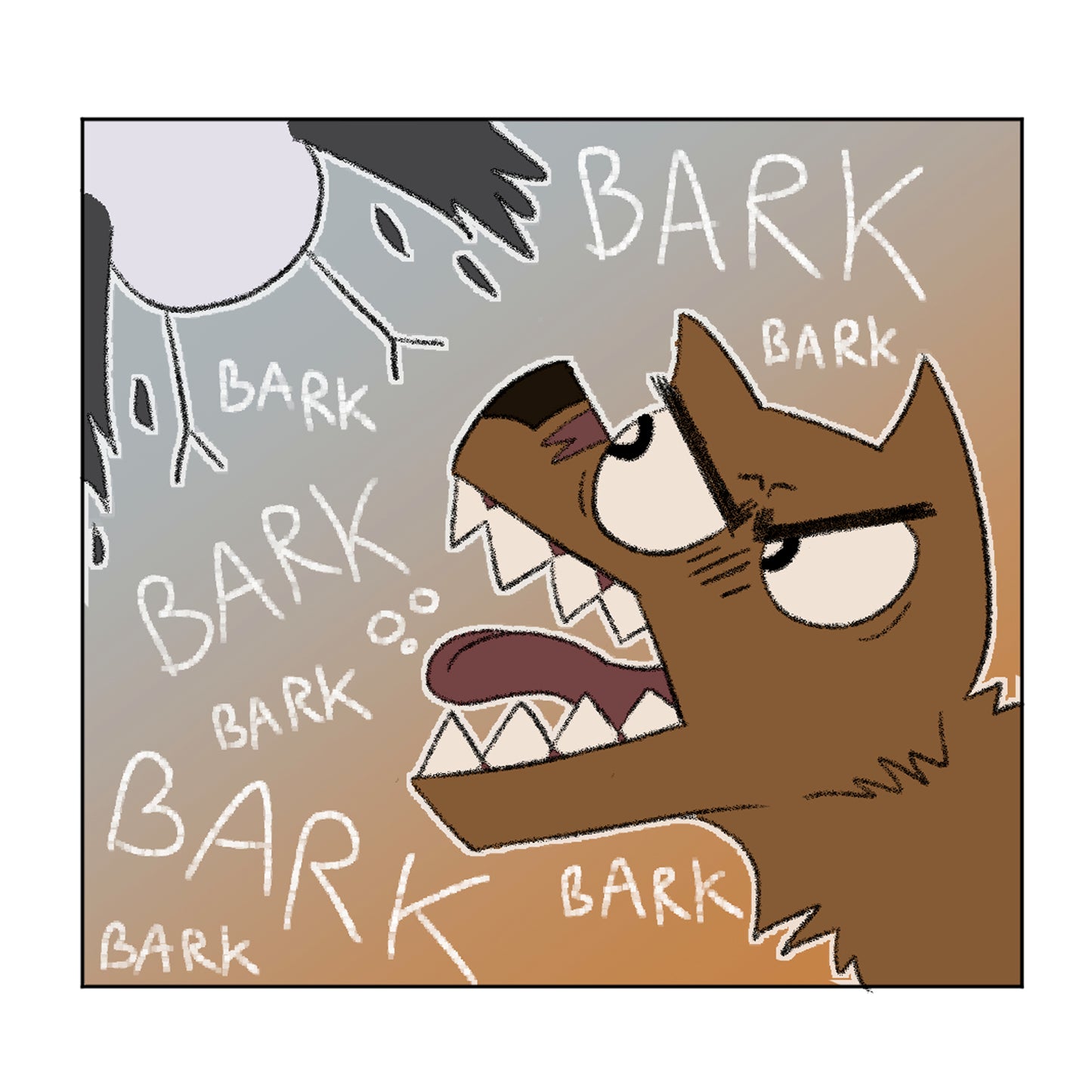 'A Sunny Day' Comic Print | 10"x10"