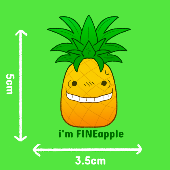 Pineapple Sticker