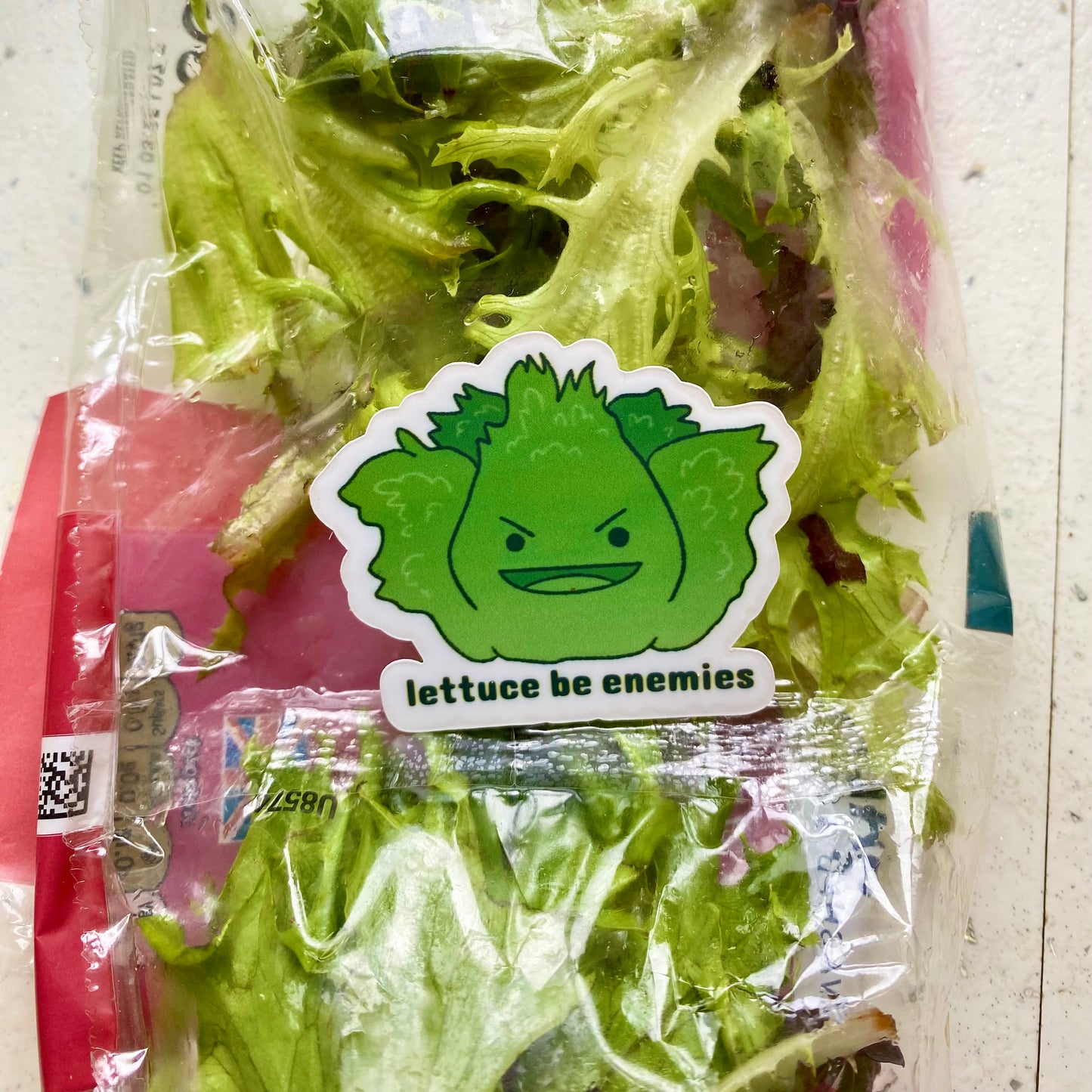 Lettuce Sticker