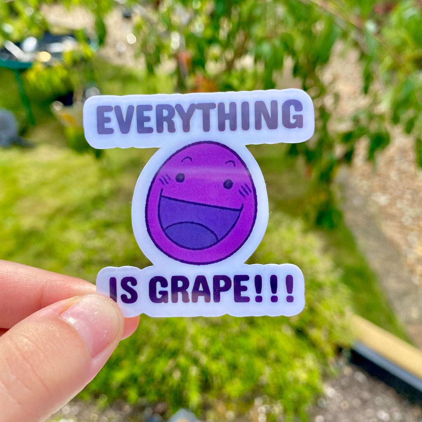 Grape Sticker