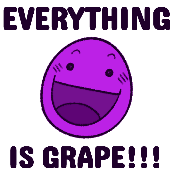 Grape Sticker