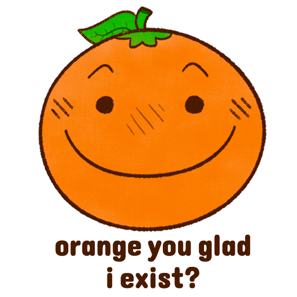 Orange Sticker