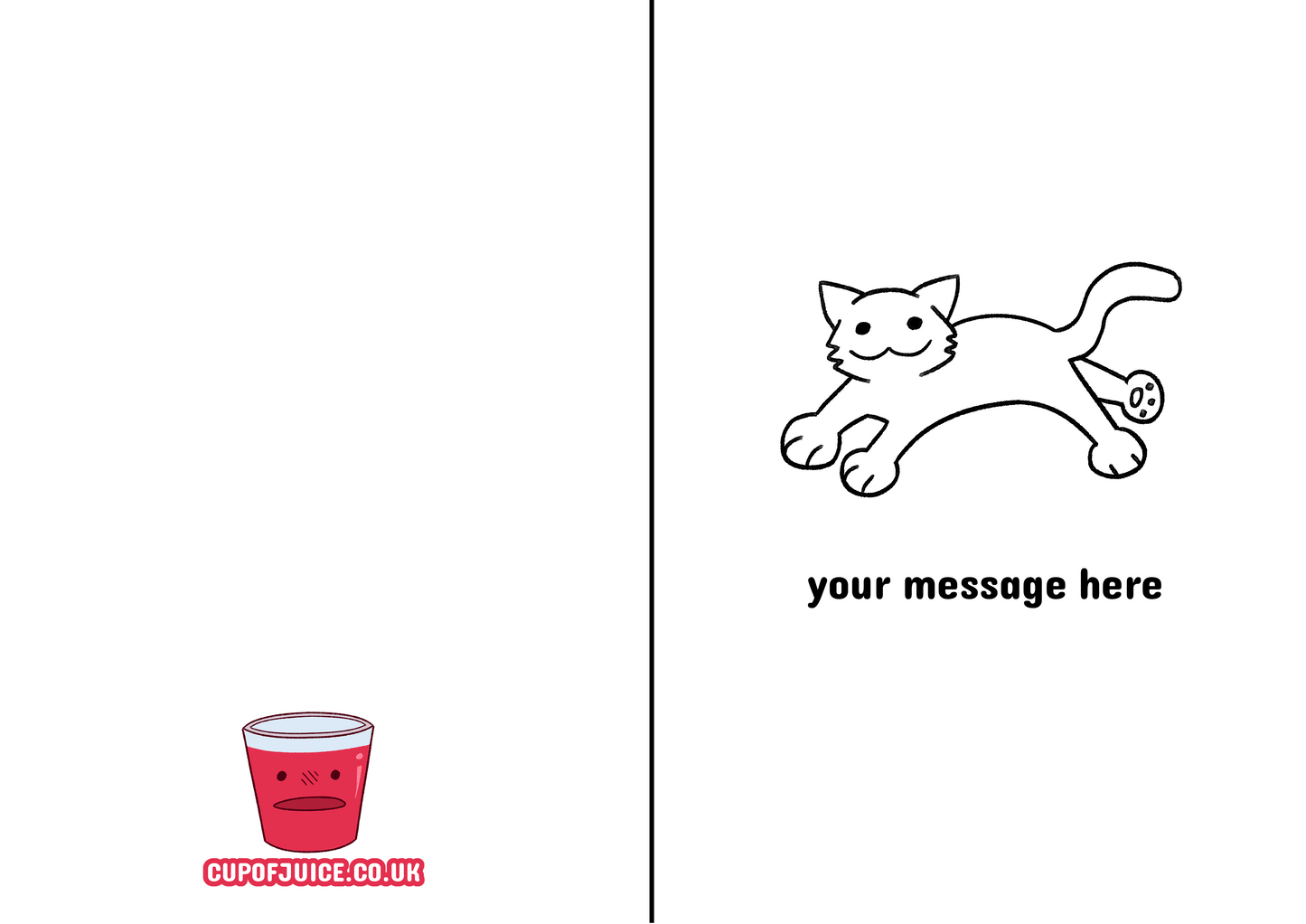 Cartoon Pet Commission w/ Custom Card + 3 Pet Stickers