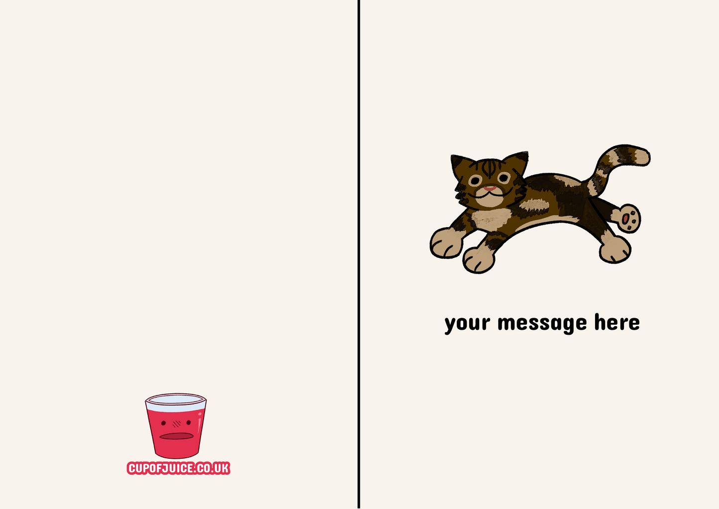 Cartoon Pet Commission w/ Custom Card + 3 Pet Stickers