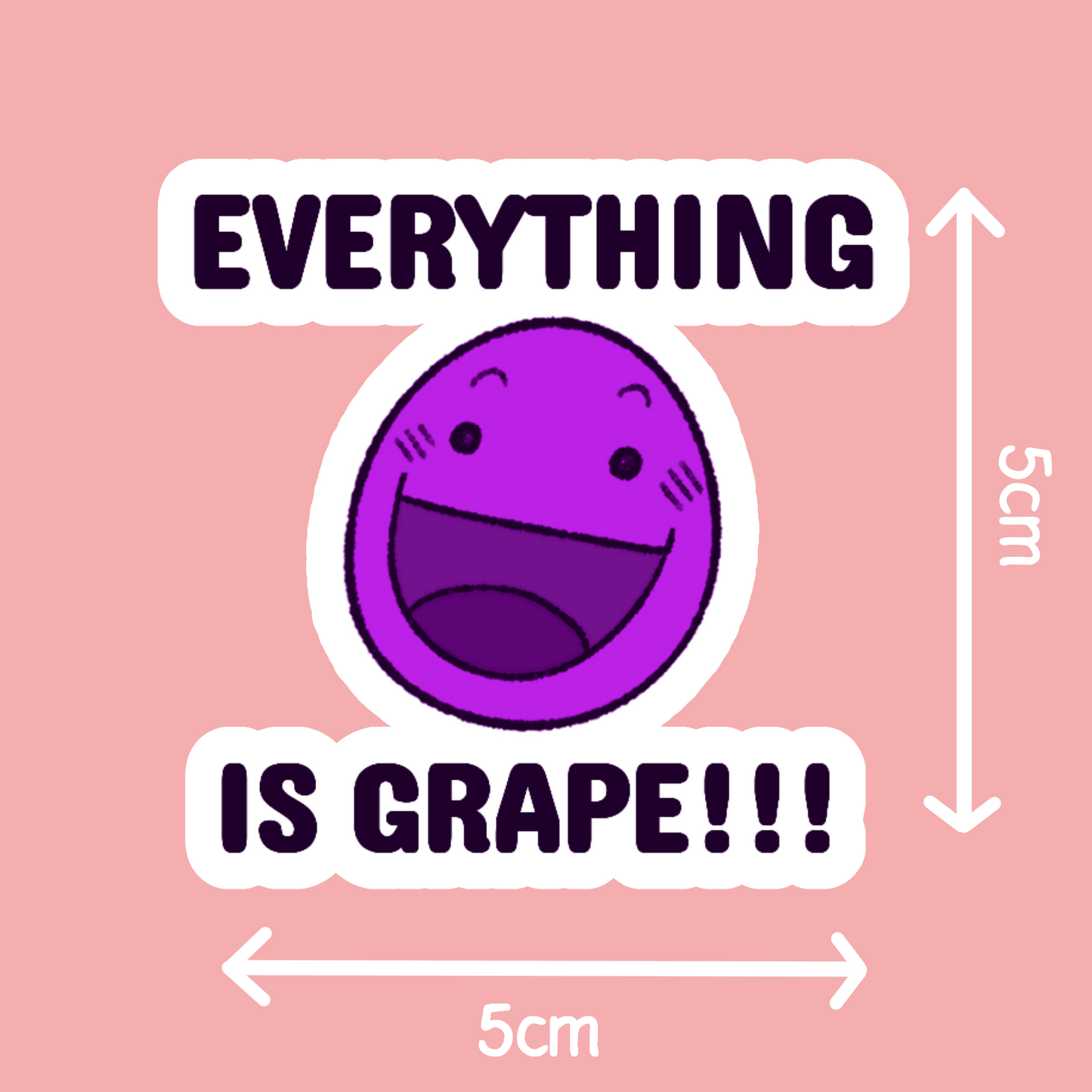 Grape Sticker