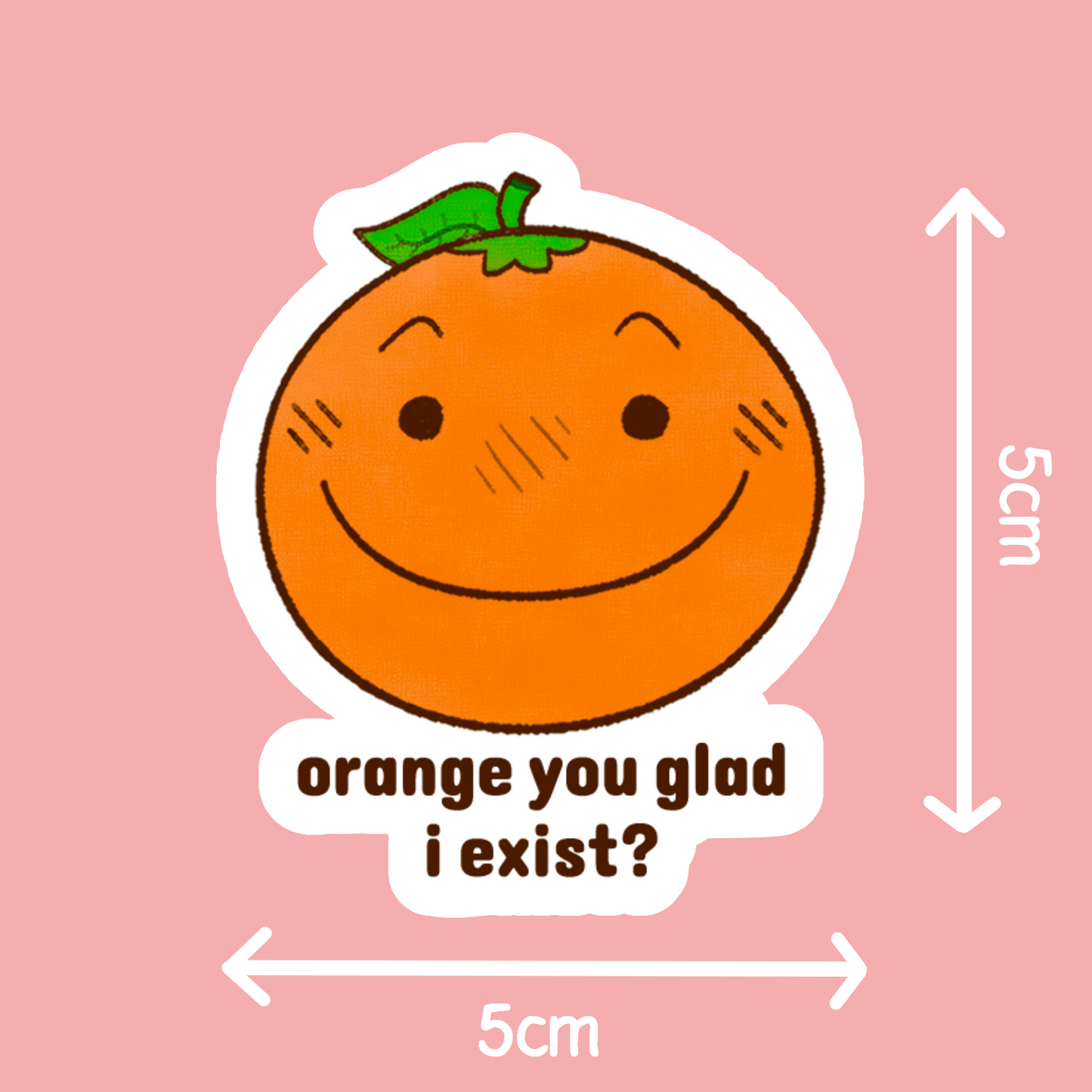 Orange Sticker
